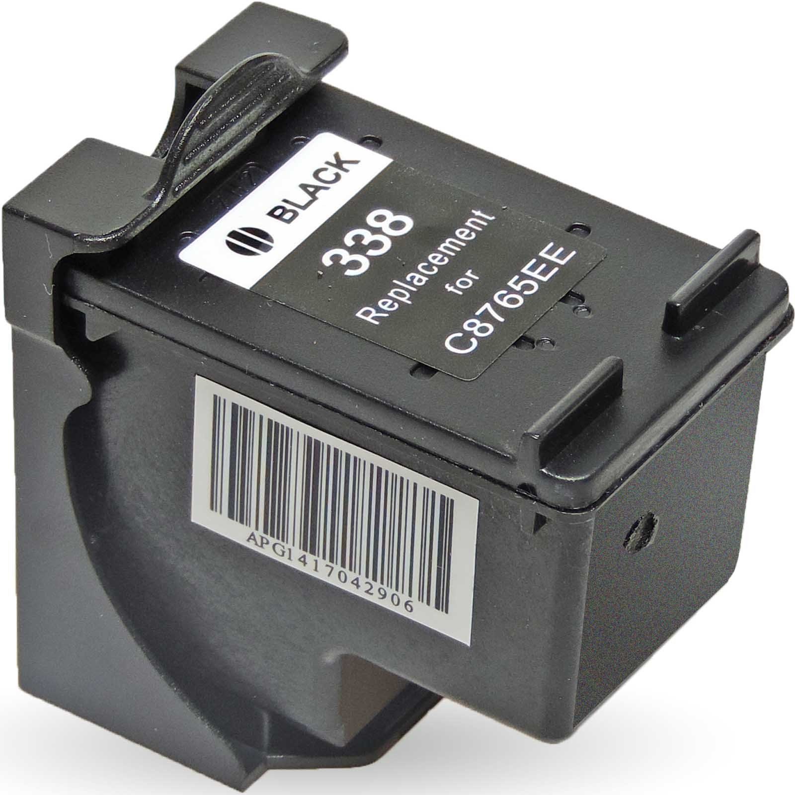 Kompatibel HP 338, C8765EE Schwarz Tintenpatrone (Einzelpatrone, 2710)