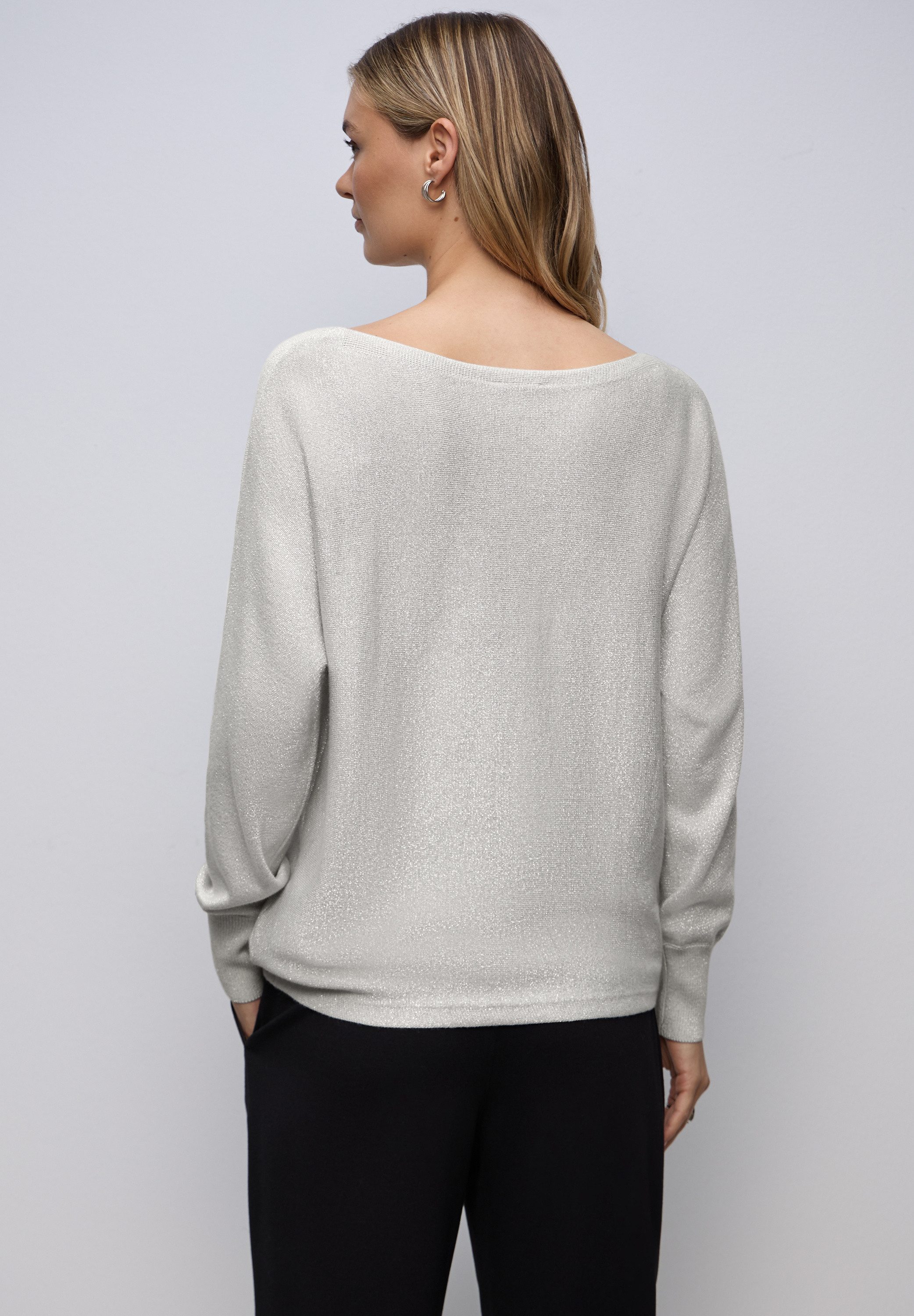 STREET ONE Rundhalspullover mit U-Boot-Ausschnitt günstig online kaufen