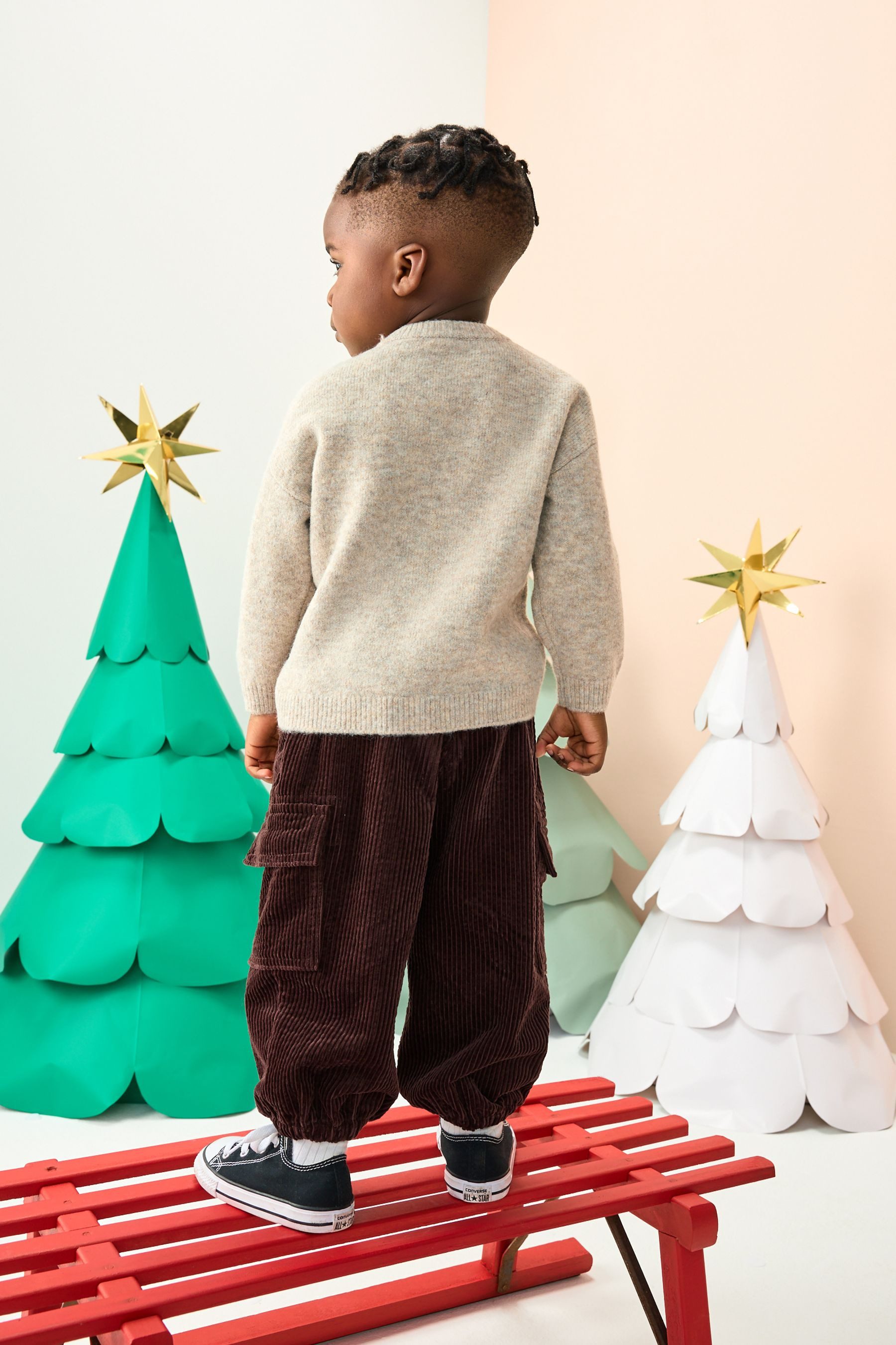 Next Weihnachtspullover Weihnachtlicher Strickpullover (1-tlg)