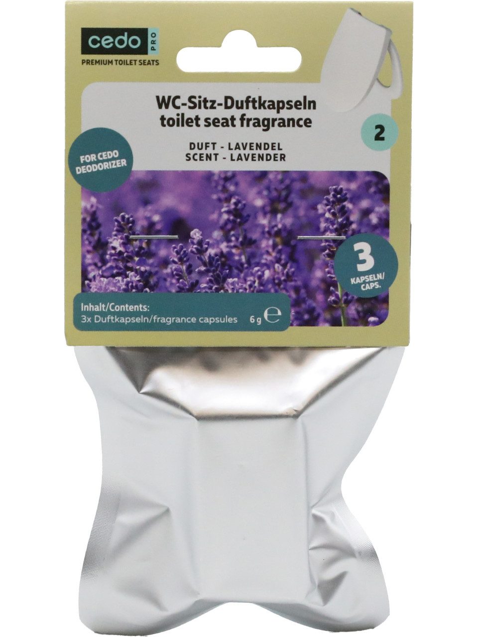 Cedo WC-Sitz Cedo WC-Sitz Duftkapsel Lavendel für Deodorizer 3
