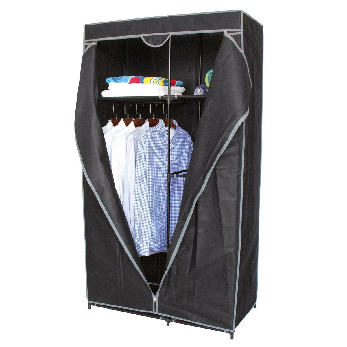 Urban Living Kleiderschrank Faltschrank Garderobe 88x45x160cm günstig online kaufen