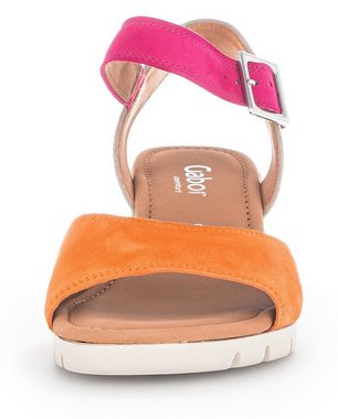 Gabor TUNIS Sandalette, Sommerschuh, Sandale, Keilabsatz, in Schuhweite G (weit)