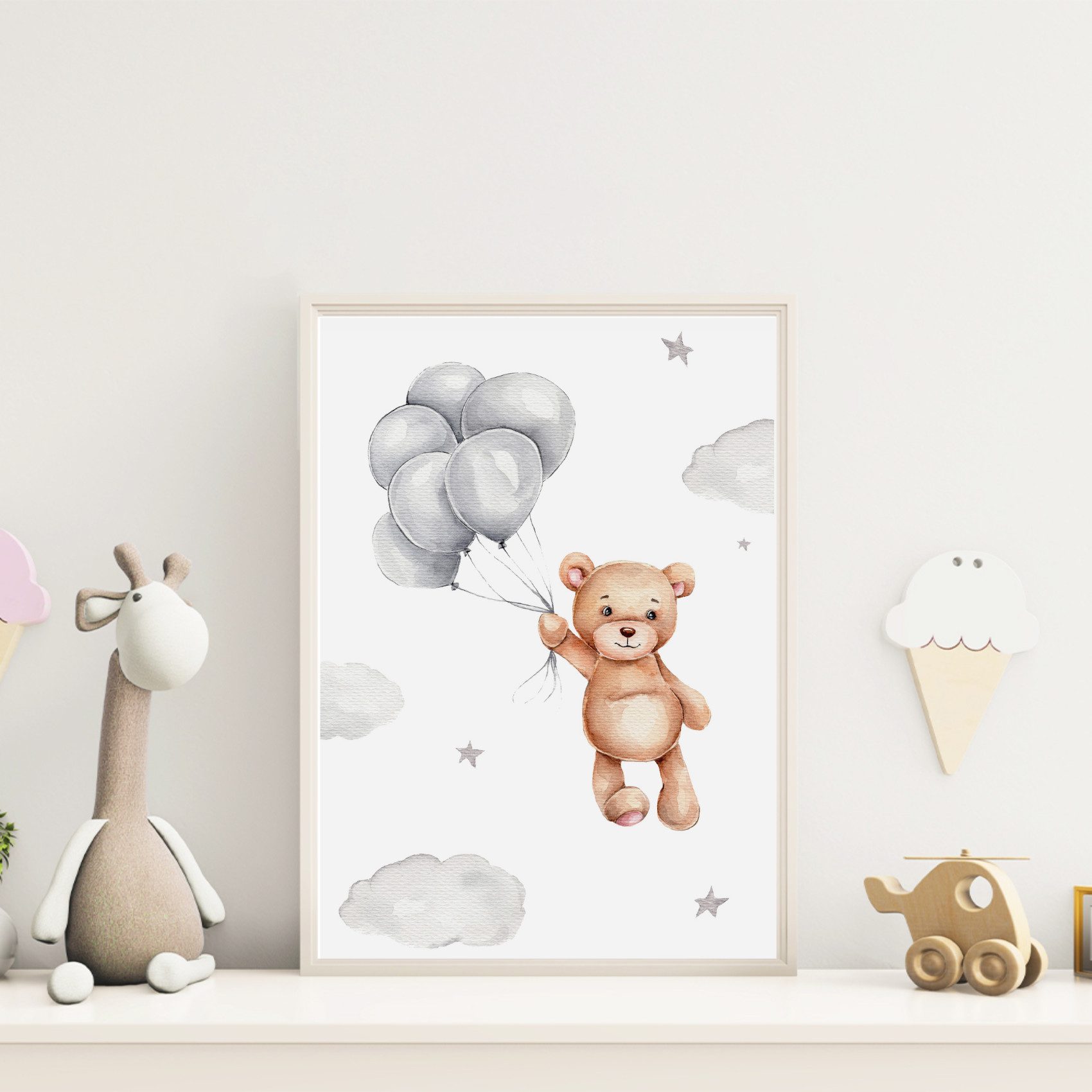 MeinBaby123® Poster Bilder Kinderzimmer, Poster Kinderzimmer Deko, Babyzimmer Deko, Spruch Wandbilder – Bild 4 von 5