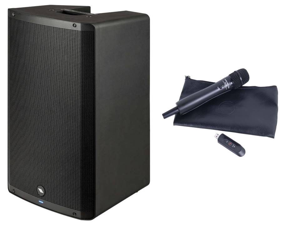 Proel Diva 15A inkl. Funkmikrofon U24H Portable-Lautsprecher (inkl. Funkmikrofon)