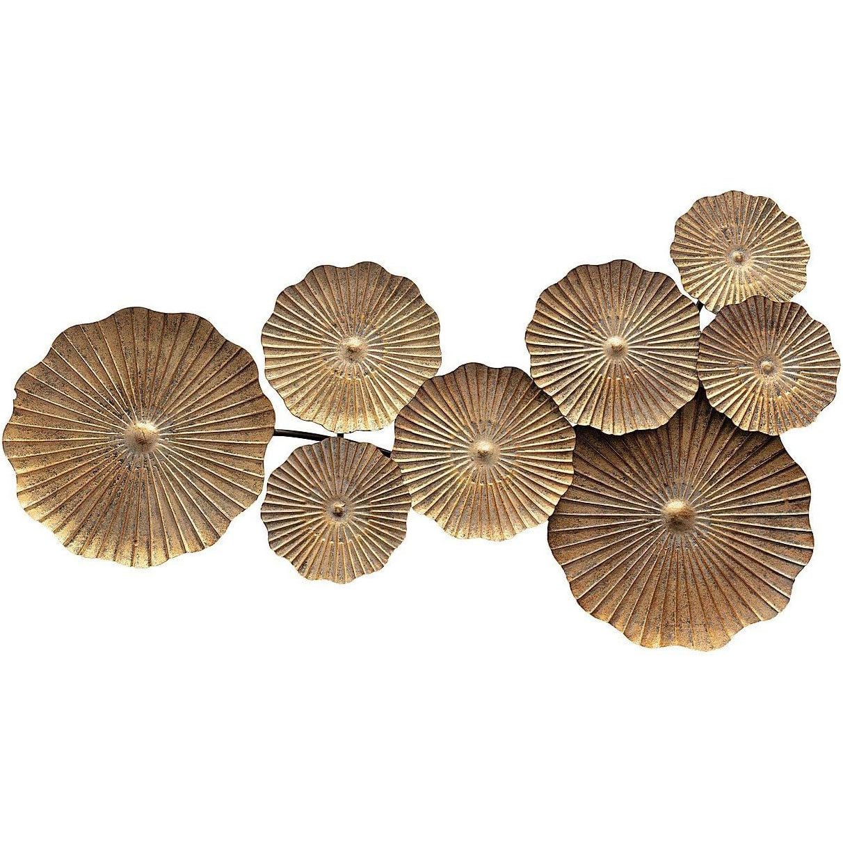 Wanddekoobjekt Wanddekoration „Farretti Gold“ – Elegantes Design in Goldoptik