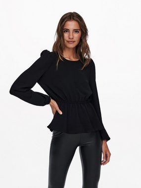 ONLY Blusenshirt Shirt Bluse ONLMETTE DAR TOP Freizeit Oberteil Hemd 3764 in Schwarz