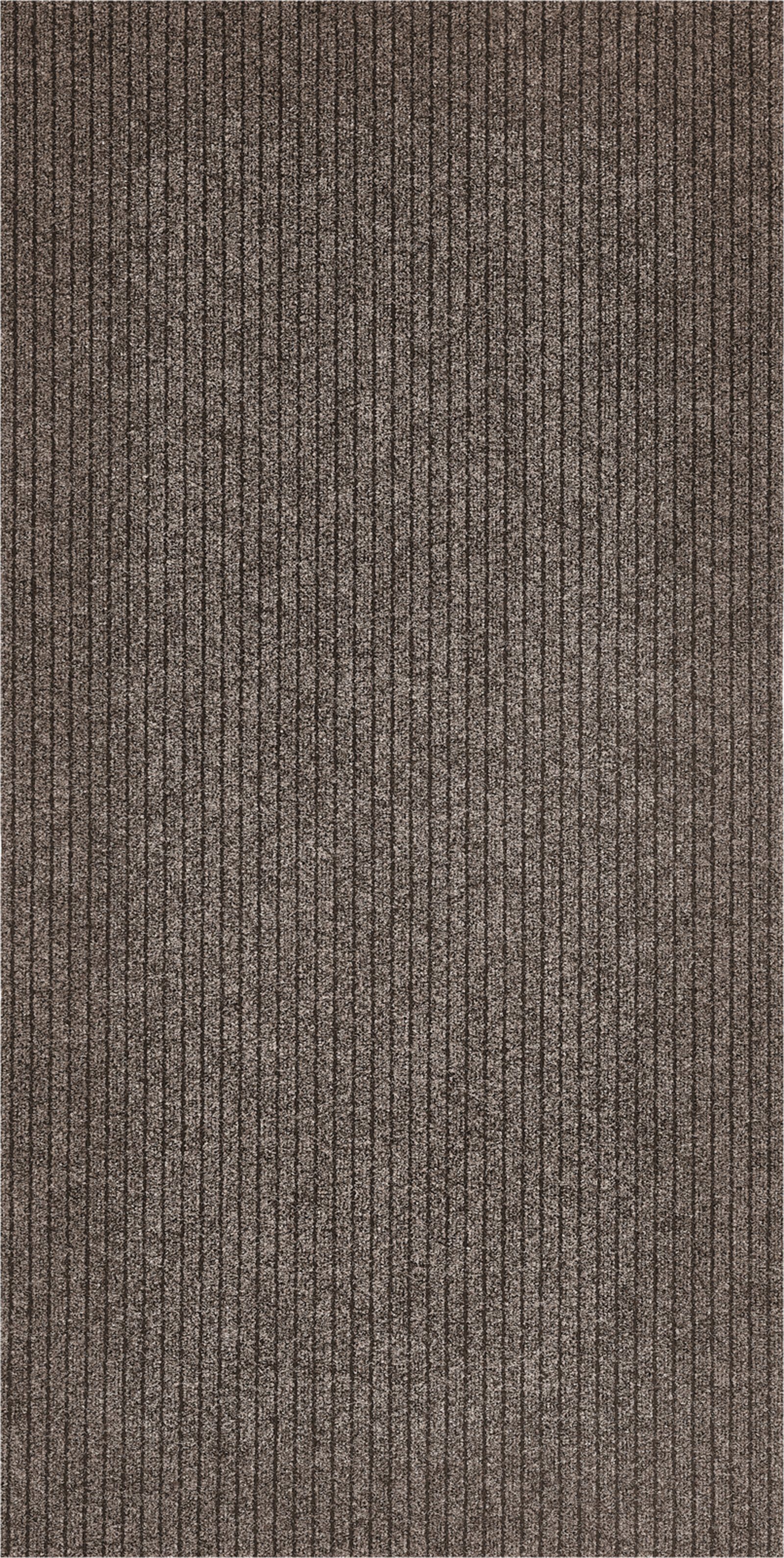 Läufer Streifenmuster, Andiamo, Rechteckig, Höhe: 6 mm, robust, pflegeleicht, zuschneidbar, Schmutzfangläufer, 100 cm Breit Beige | Kurzflor-Läufer