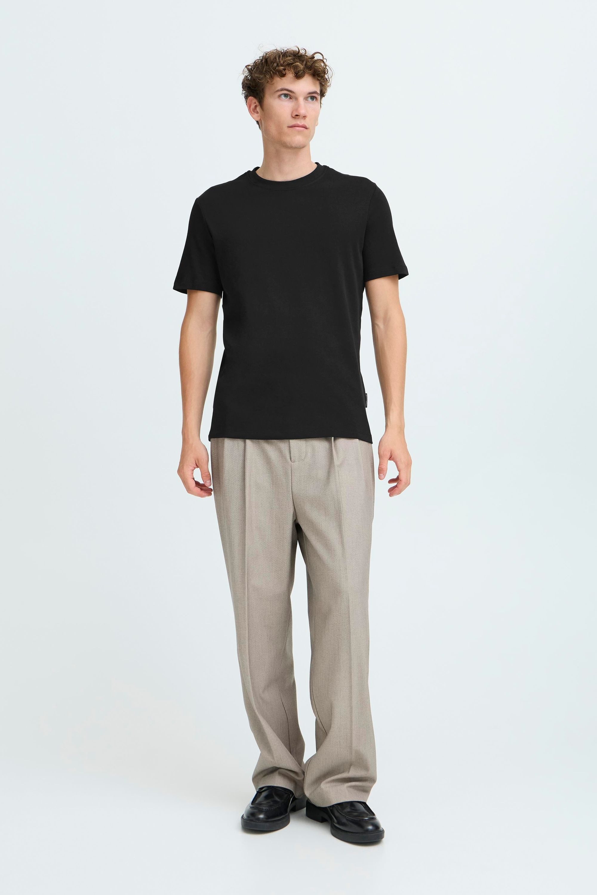 Casual Friday Rundhalsshirt CFNilo Basic T-Shirt mir Rundhalsausschnitt