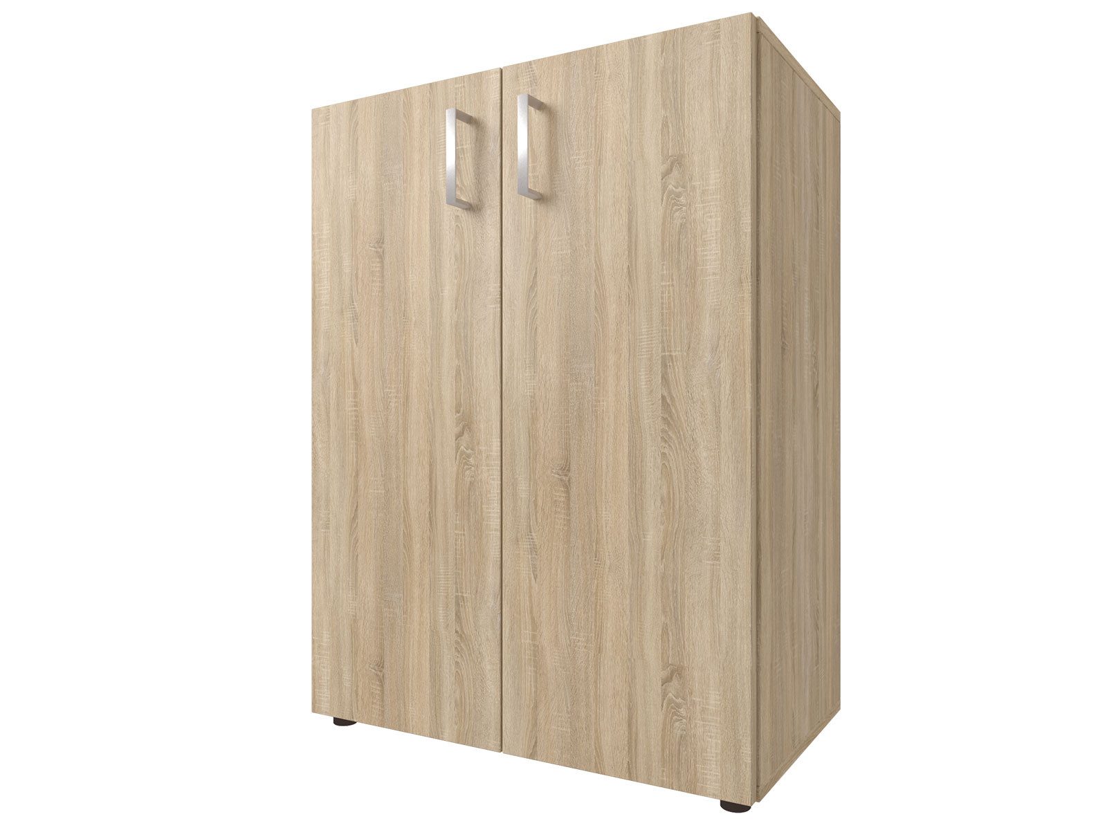möbelando Aktenschrank Trio 2 57 x 77 x 34,5 cm (B/H/T)