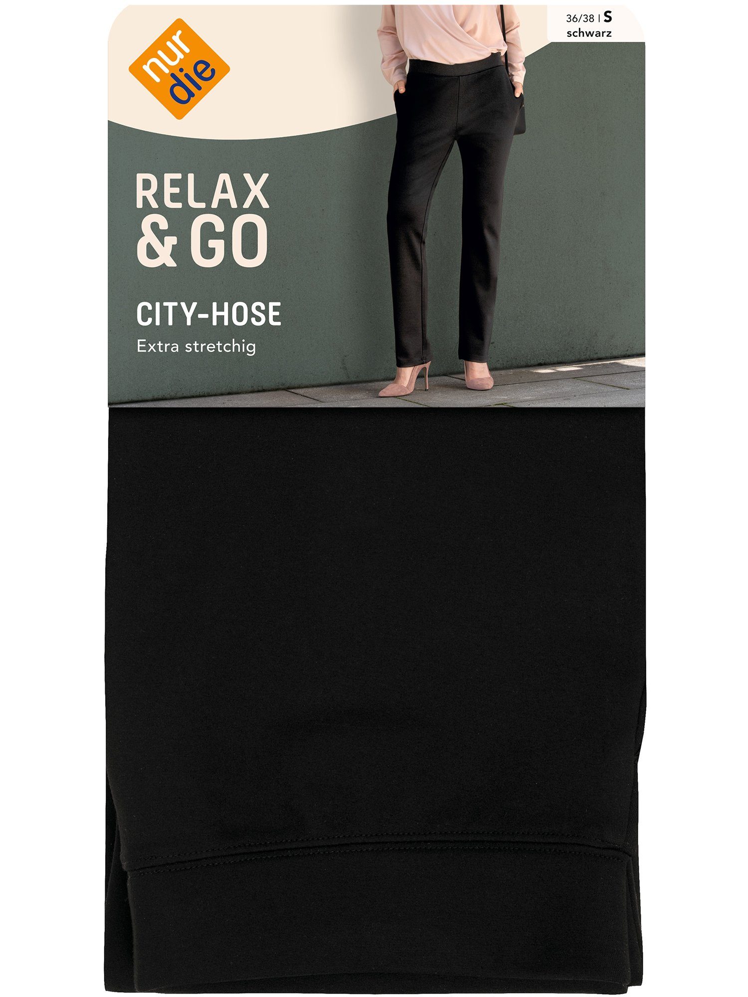 & Nur Go City-Hose Die Relax Jerseyhose