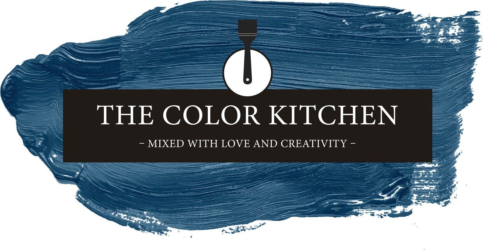 A.S. Création Wand- und Deckenfarbe THE COLOR KITCHEN, seidenmatt, für Wohnzimmer Schlafzimmer Flur Küche, Blautöne TCK3005 Classic Cornflower | Dispersionsfarben