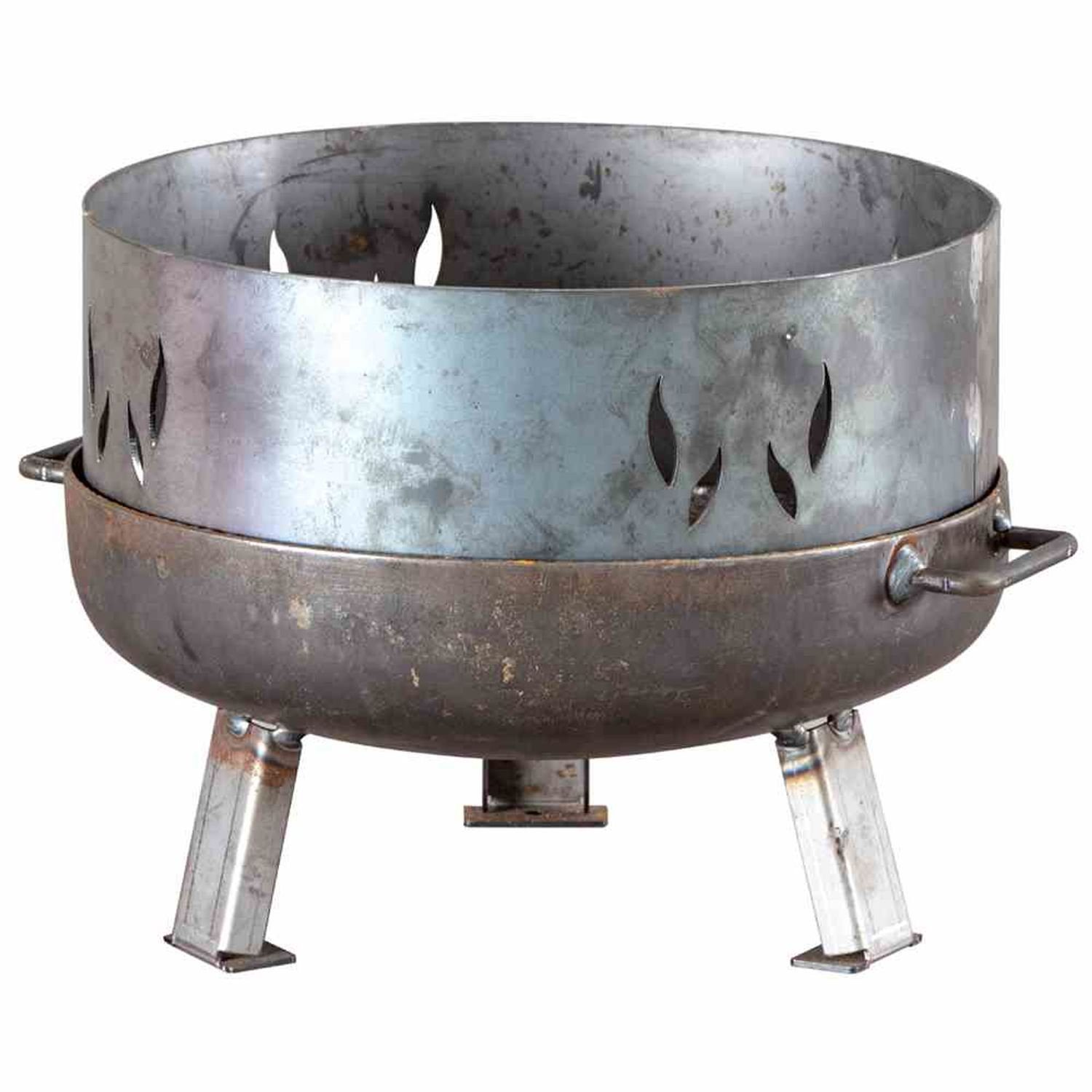 Siena Garden Feuerschale Mini Feuerschalenaufsatz M zu Mini Feuerschale M Ø 24 x 10 cm, Stahl a