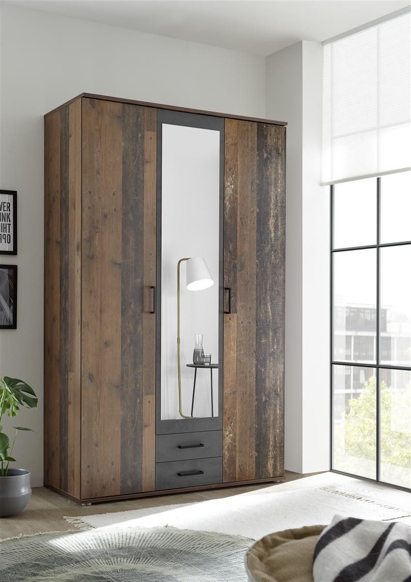 Kleiderschrank 120 x 197 x 54 cm (B/H/T)