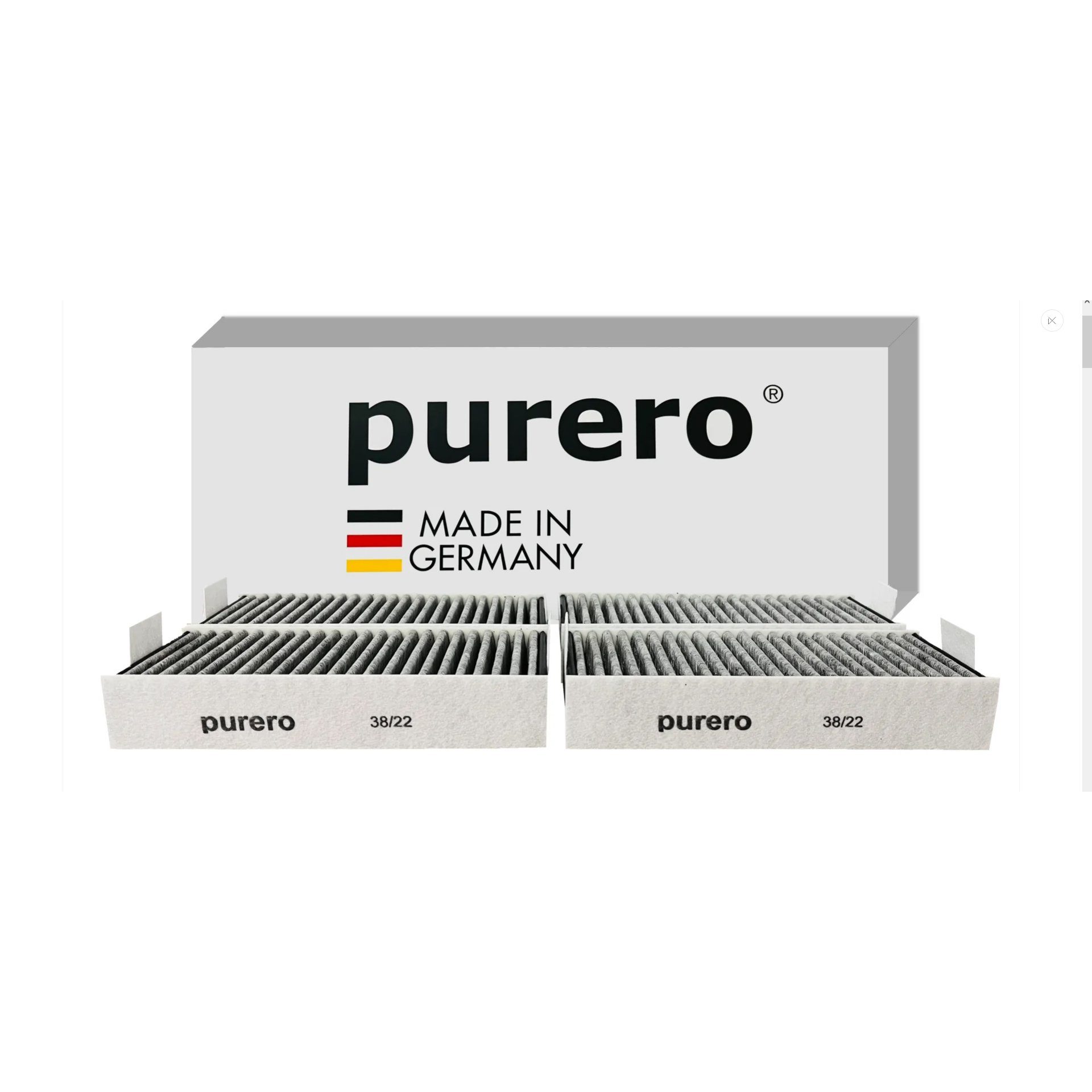 PURERO Aktivkohlefilter Purero Premium Ersatzfilter für Neff CleanAir  17004806 Z821VR0, Zubehör für 17004796, 17004806, Z821VR0, Z821PD0(00),  Z821UD0(00), Z821VR0(00)