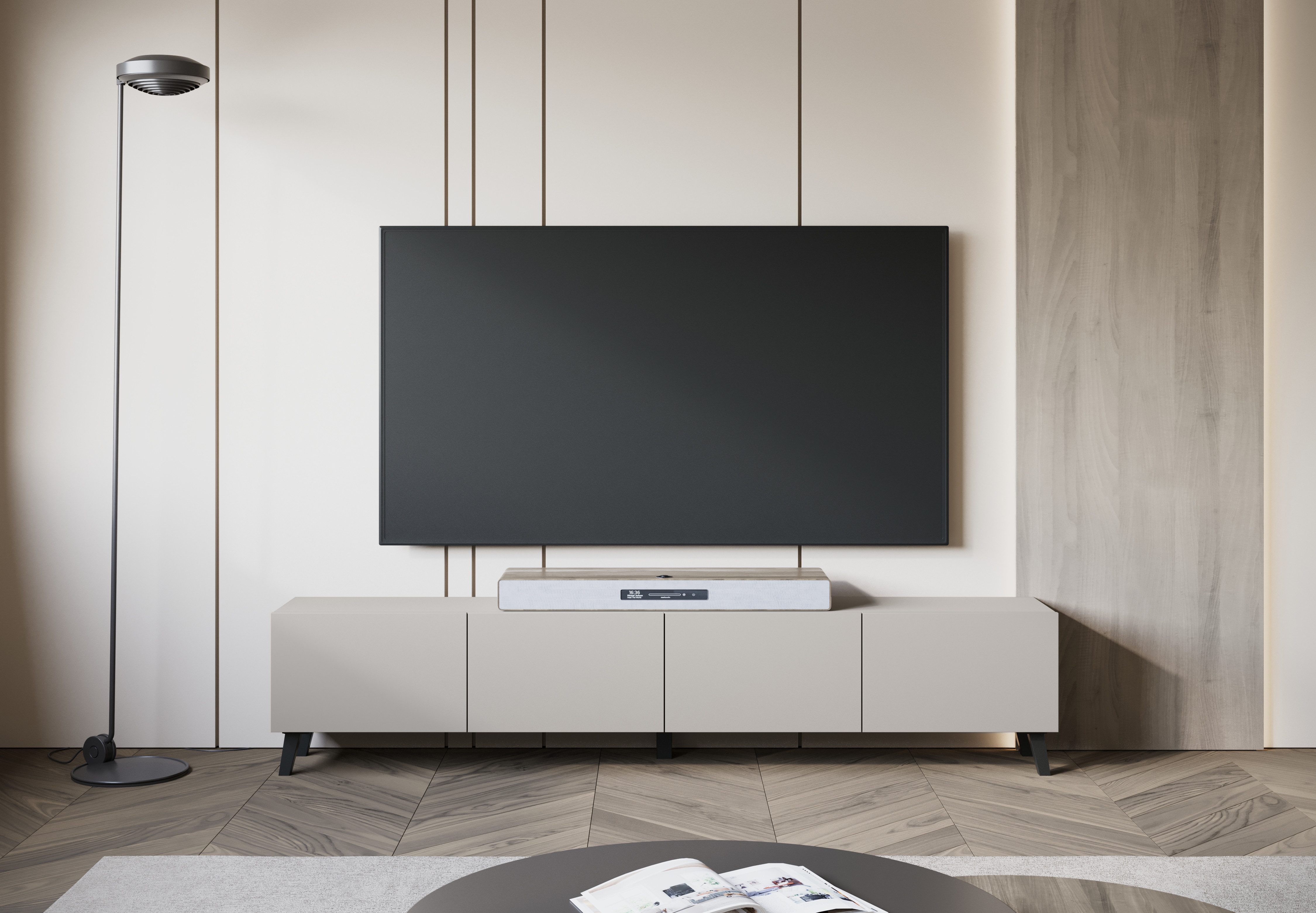 Home affaire Lowboard LOWBOARD PHUKET II, TV-Kommode Breite 190cm (1 St), M günstig online kaufen