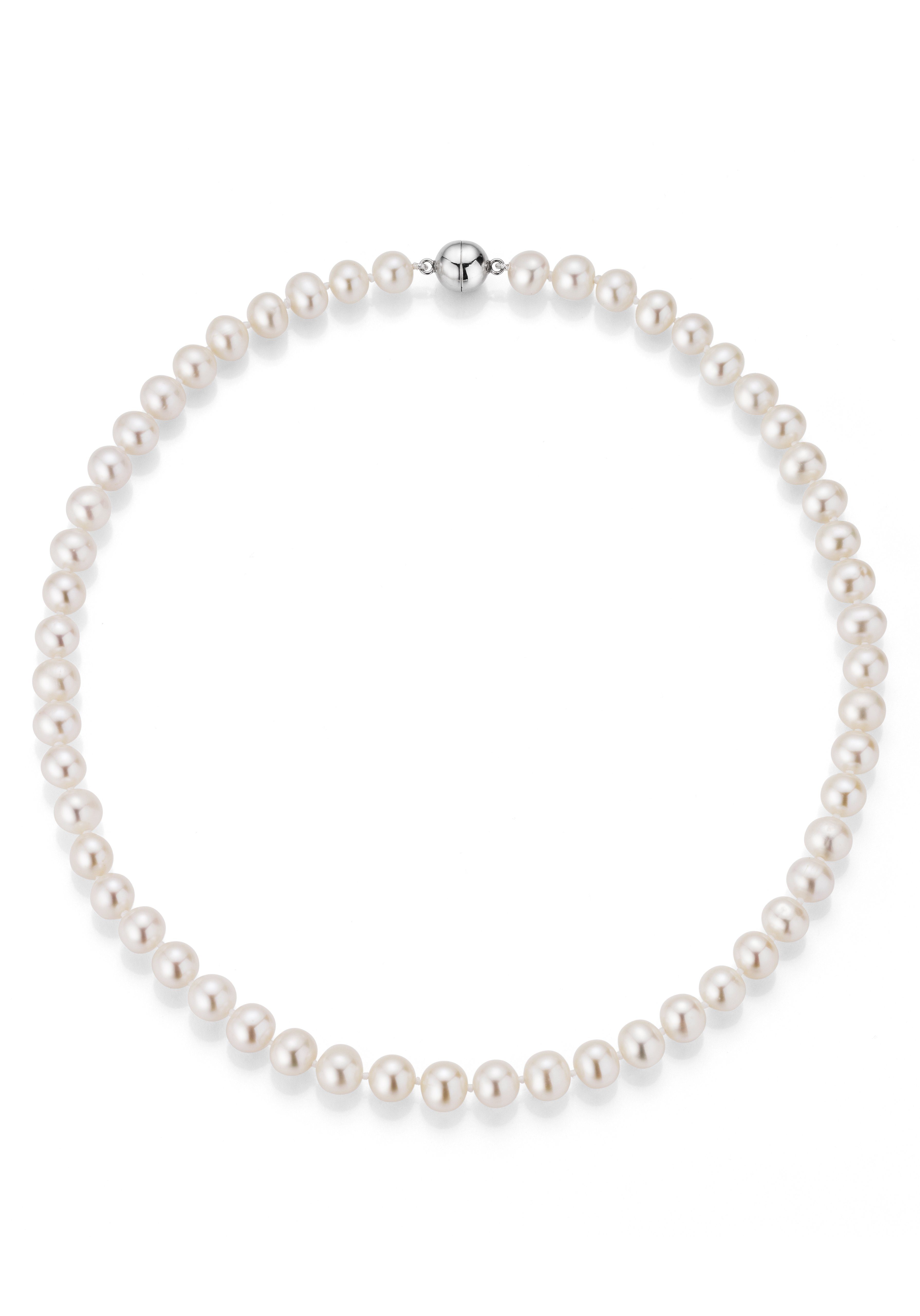 Firetti Perlenkette Schmuck Geschenk Halsschmuck Halskette Perle, Made in Germany - mit Süßwasserzuchtperle
