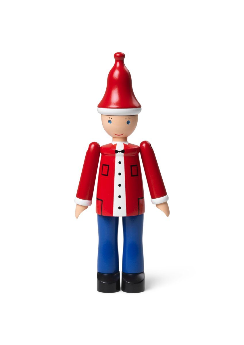 Dekofigur Kay Bojesen Weihnachtsjunge Ole rot/blau/weiss