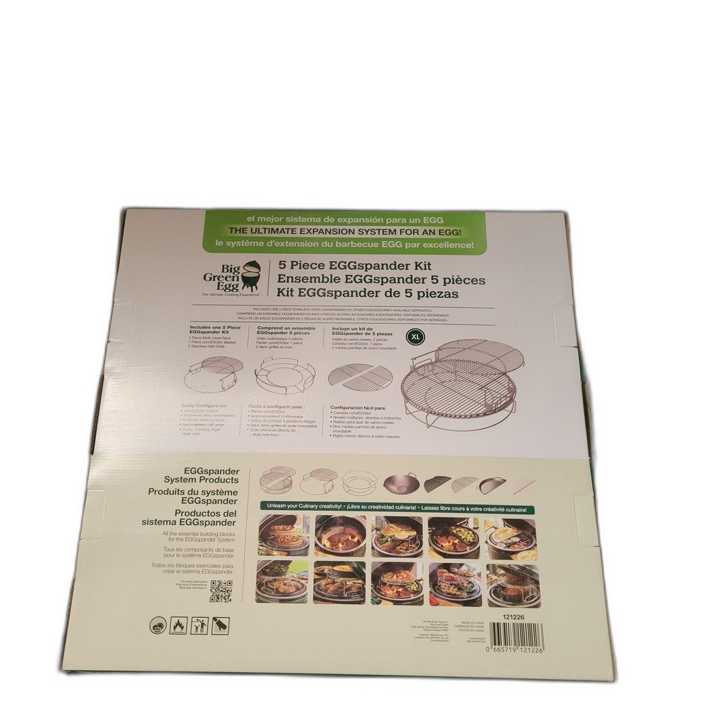 Big Green Egg Grillerweiterung Big Green Egg EGGspander Kit XLarge Edelstahl