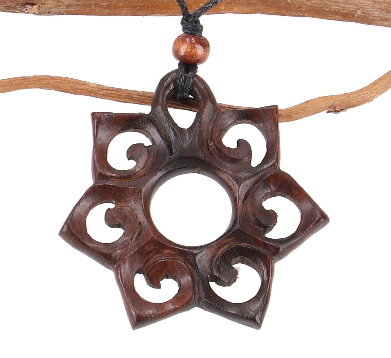 Guru-Shop Perlenkette Ethno Holzschmuck, Halskette, Surferkette günstig online kaufen