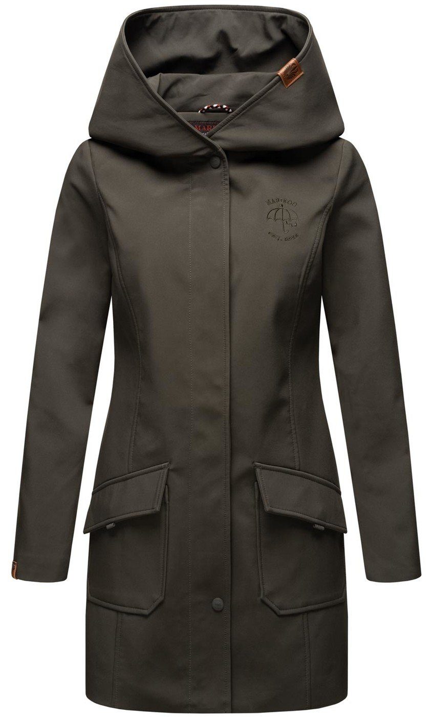 Marikoo Softshelljacke Mayleen mit großer Kapuze günstig online kaufen