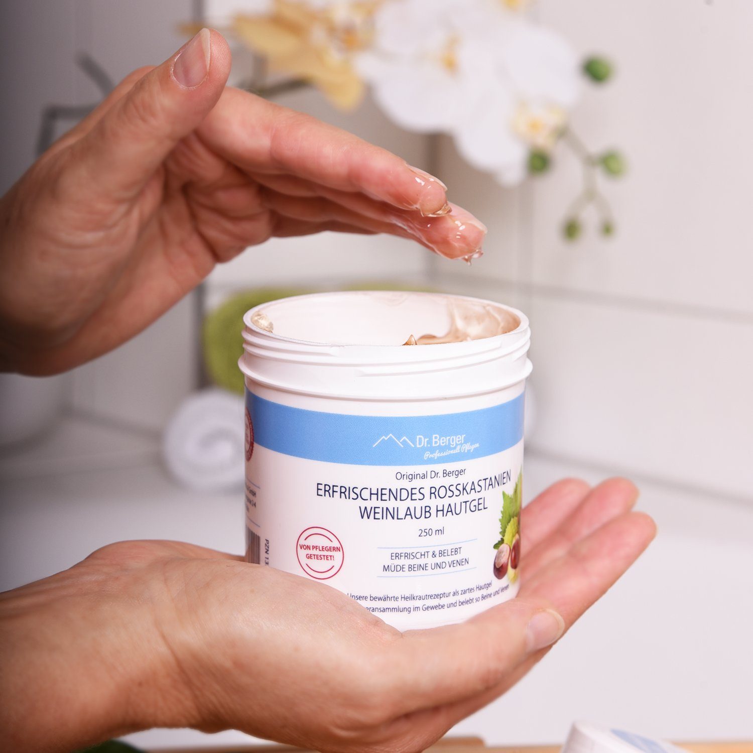 Dr. Berger Körpergel Original Dr. Berger erfrischendes Rosskastanien Weinlaub Hautgel