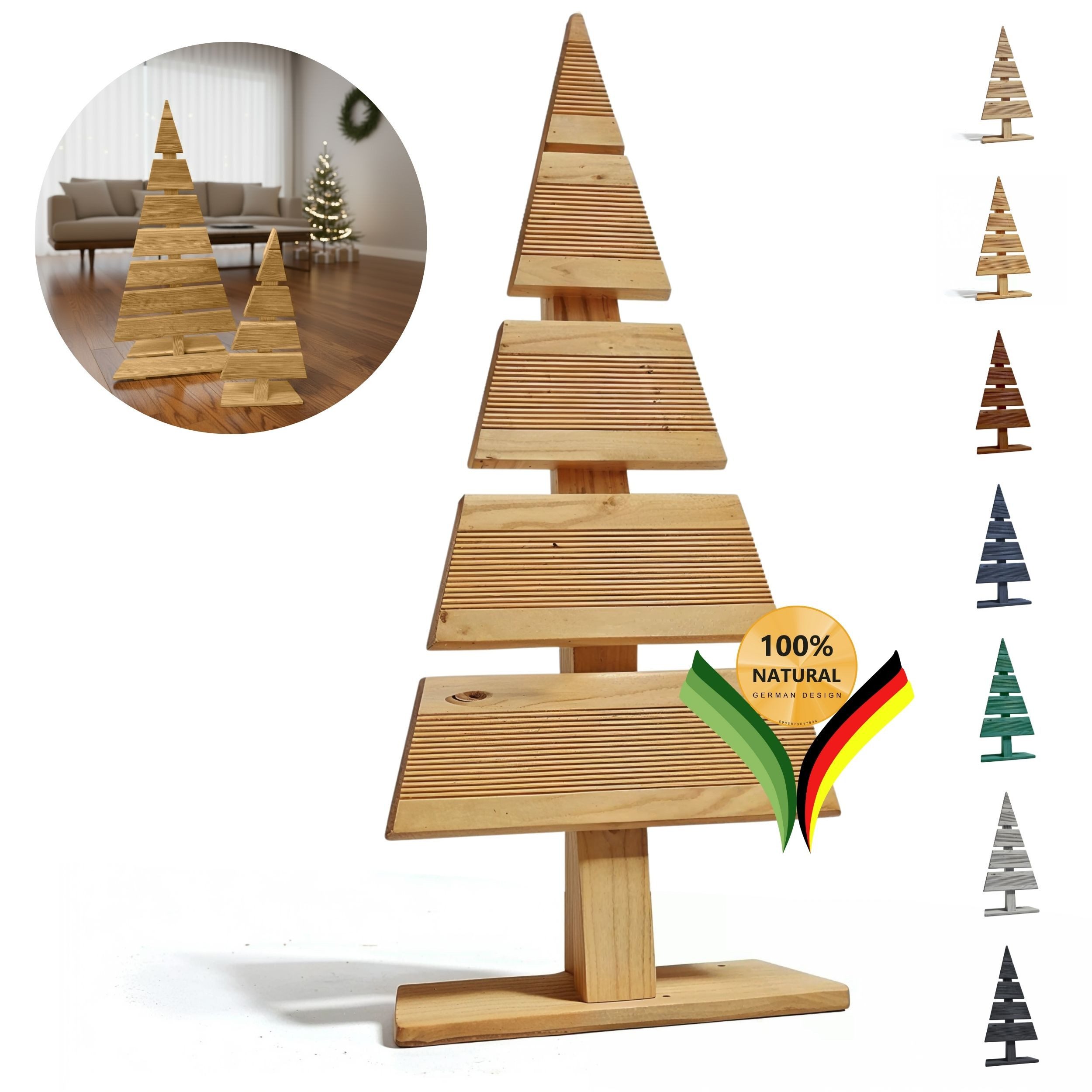 be4nature Weihnachtsfigur Tannenbaum Weihnachtsbaum Weihnachtsdeko Holztann günstig online kaufen