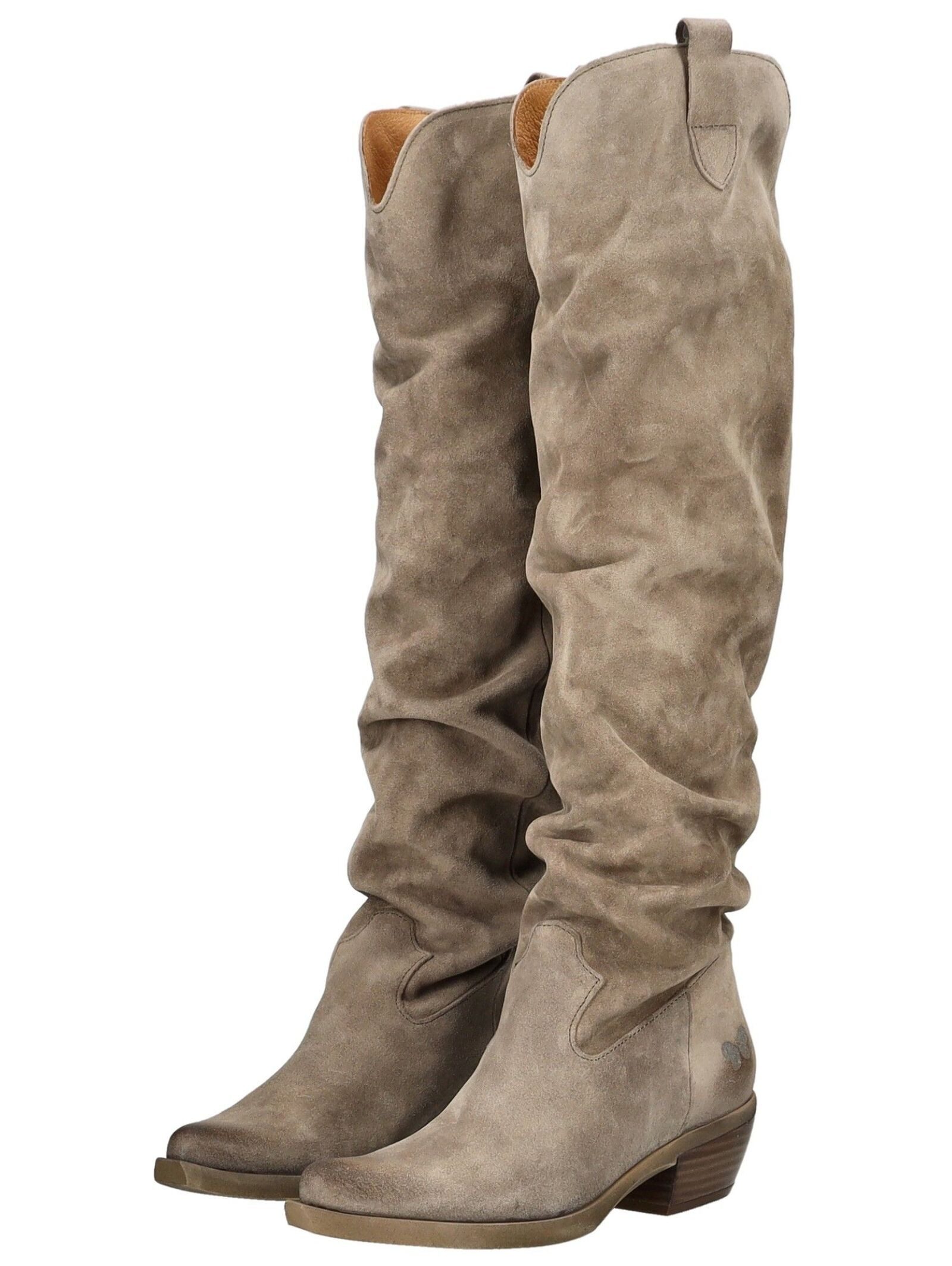 Felmini Stiefel Veloursleder . Bikerboots