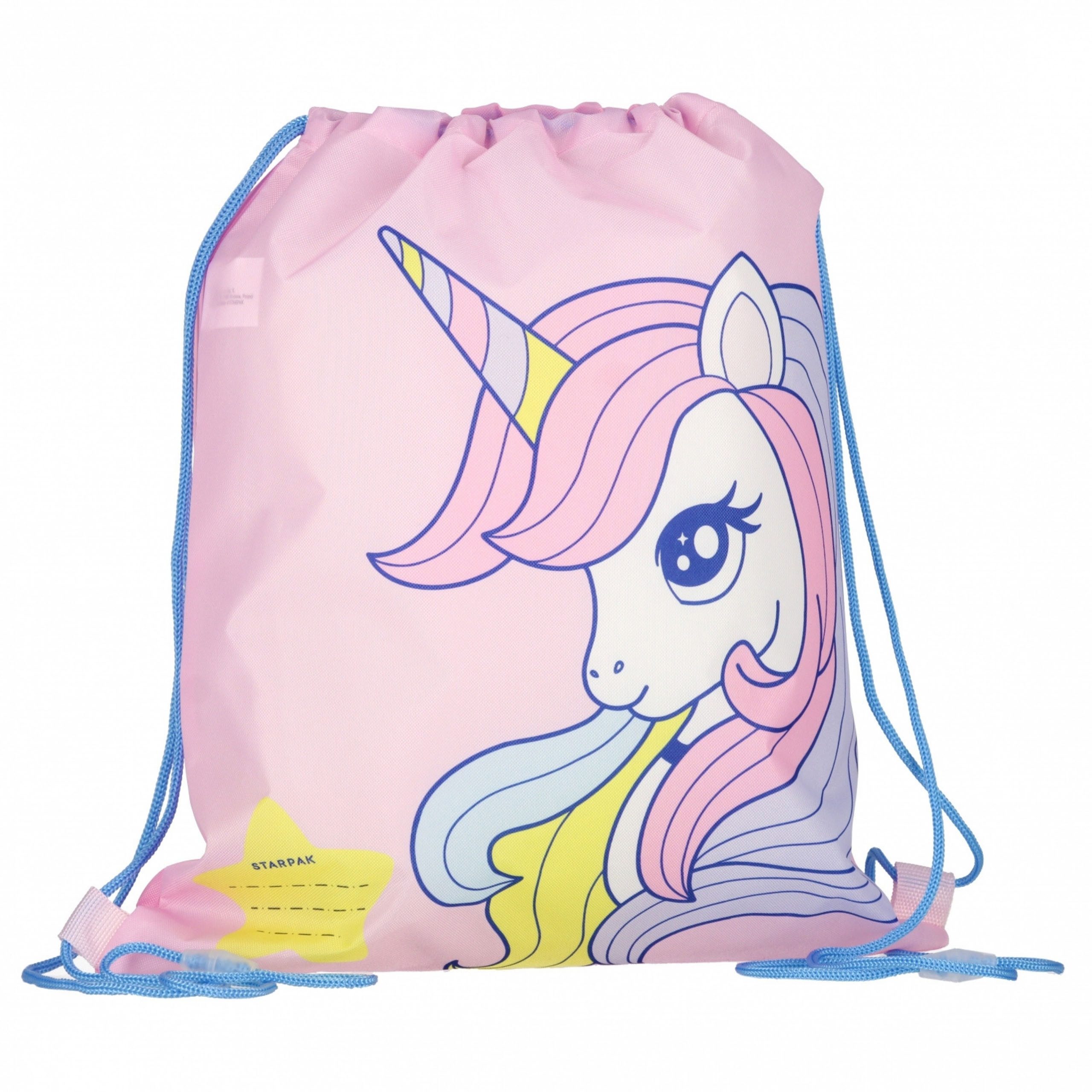 Sarcia.eu Turnbeutel Einhorn Turnbeutel rosa 32x38 cm für Mädchen, Sport, Schule