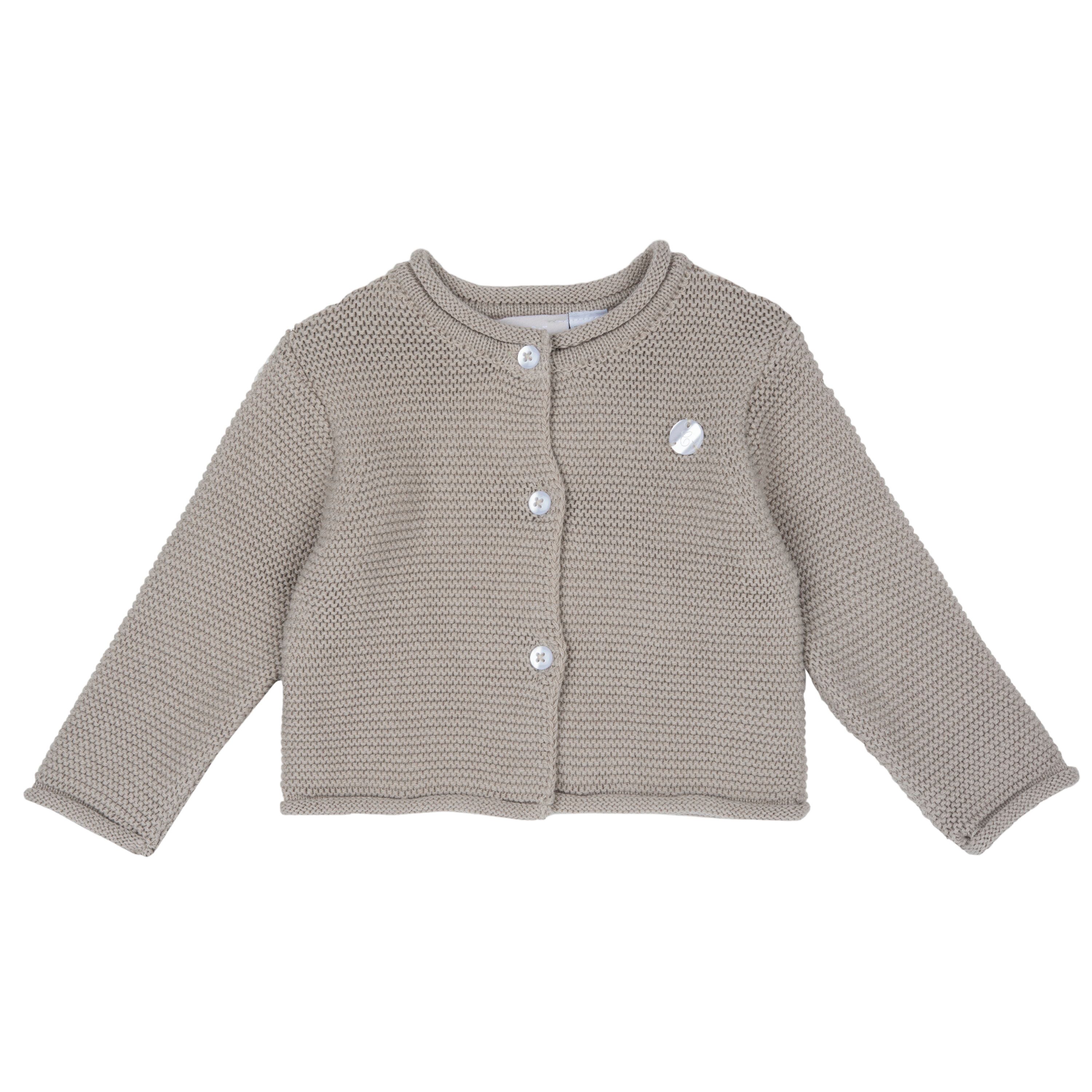 Chicco Jacquardstrickjacke Strickjacke (1-tlg) Raglan-Schnitt