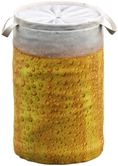 Sanilo Wäschekorb Bier, 60 Liter, faltbar, mit Sichtschutz