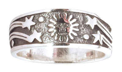 Saraswati Silberring Ring "Sonne" Silber 925 5,0g