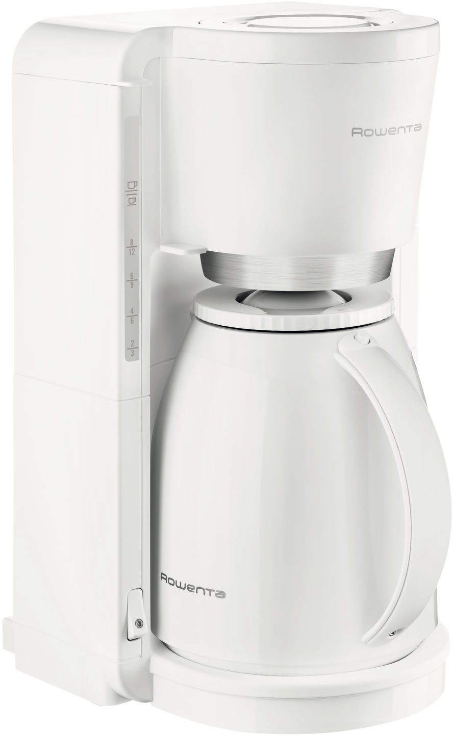 Rowenta Filterkaffeemaschine CT3801 Adagio, 1,25l Kaffeekanne, 1x4, Edelstahl- Thermokanne, 10-15 Tassen, 1,25 L, Automatische Abschaltung