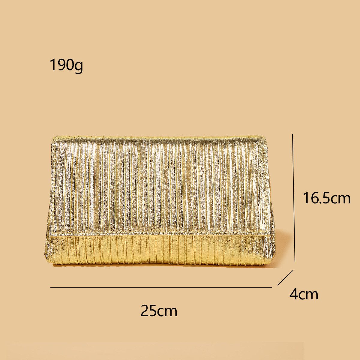 VEKROBOT Umhängetasche Damen Abendhandtasche Gold Rüschen Design Perfekt fü günstig online kaufen