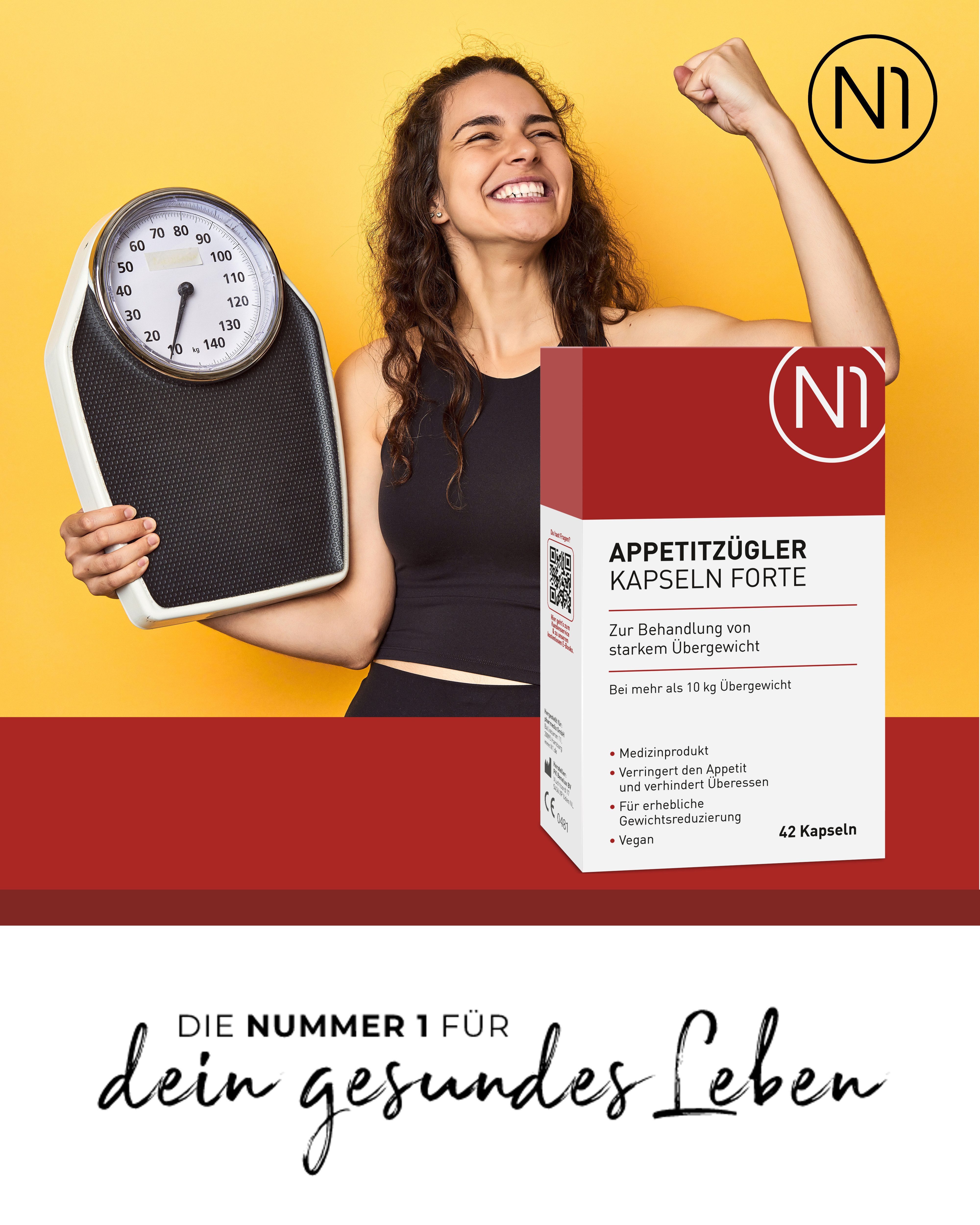 N1 Healthcare N1 Appetitzügler Forte Kapseln 42 St. Kapseln, 42 St., 51 g