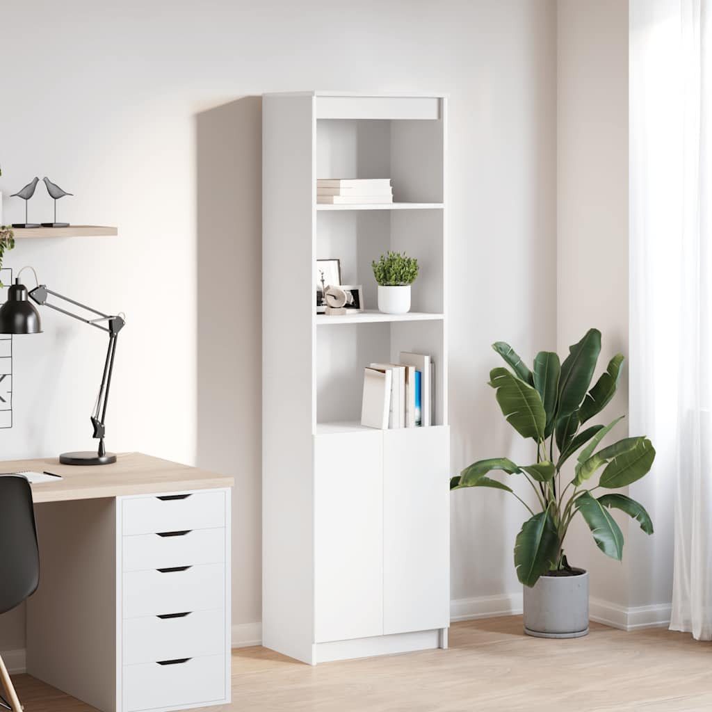 vidaXL Highboard, Highboard Weiß 50x35x180 cm Holzwerkstoff günstig online kaufen
