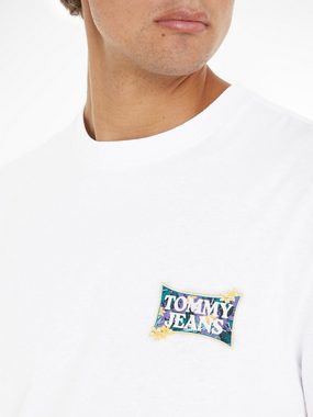 Tommy Jeans T-Shirt TJM REG FLOWER POWER TEE mit floralem Rückenprint