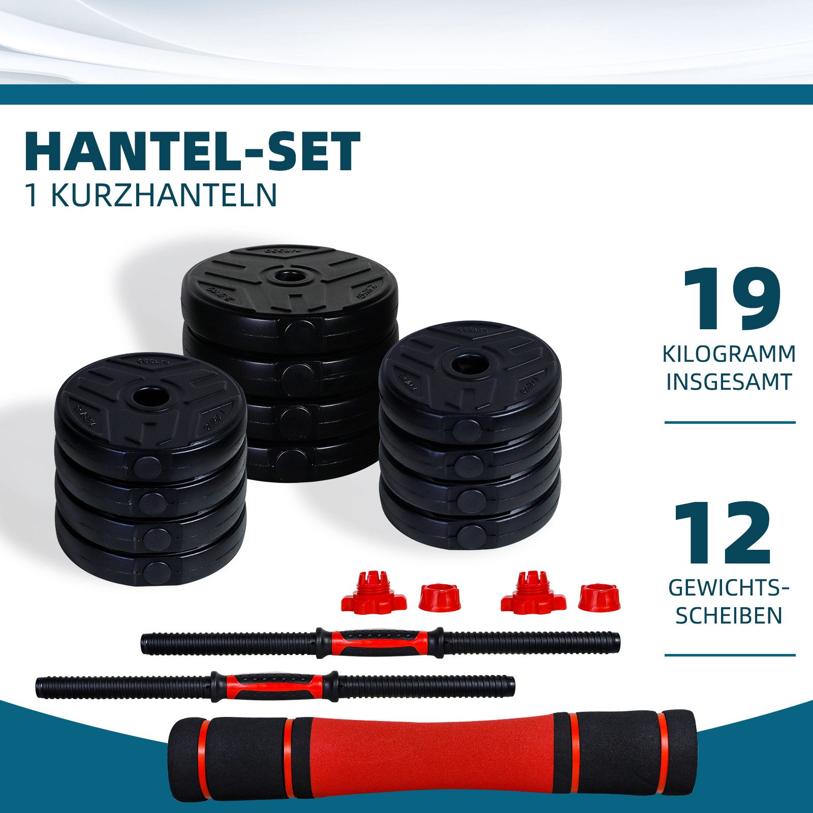 CCLIFE Hantel-Set Hantel Kurzhantel set Dumbbell verstellbar 20/25/30/40kg