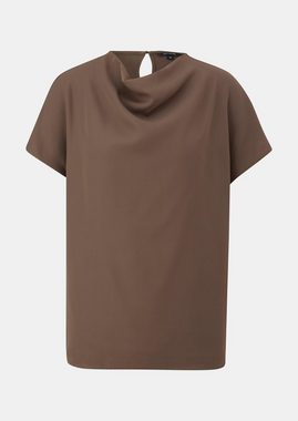 Comma Kurzarmshirt Blusenshirt im Fabricmix