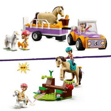 LEGO® Konstruktionsspielsteine Pferde- und Pony-Anhänger (42634), LEGO Friends, (105 St), Made in Europe