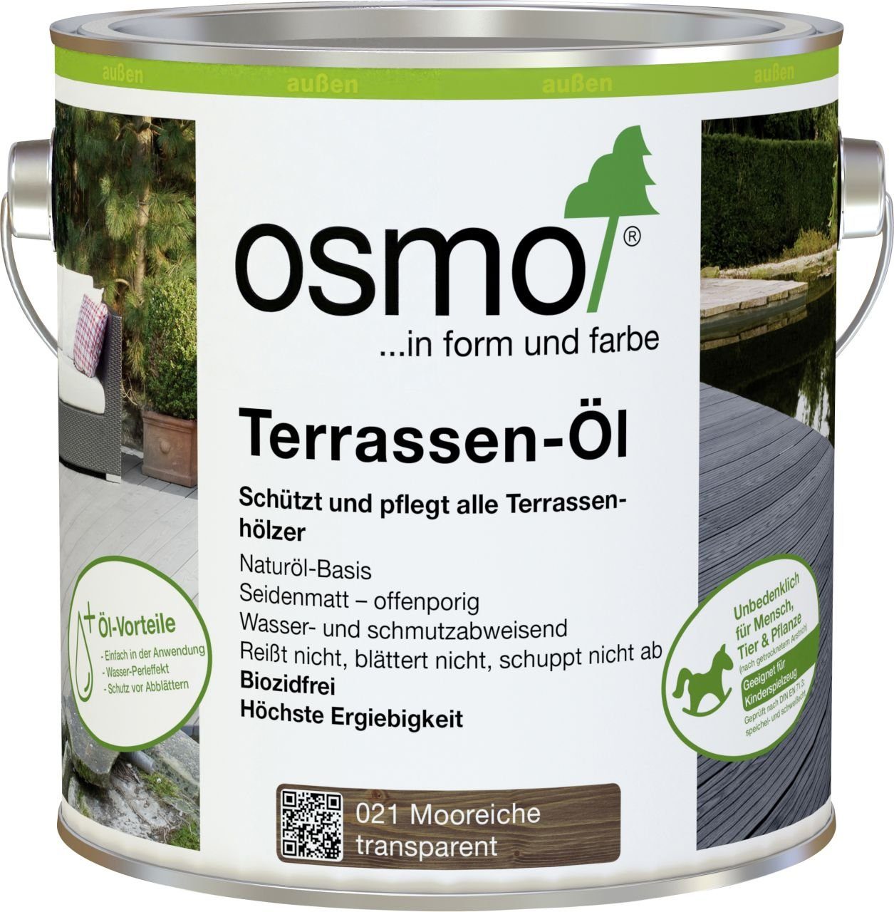 Osmo Hartholzöl Osmo Terrassen-Öl 2,5 L mooreiche