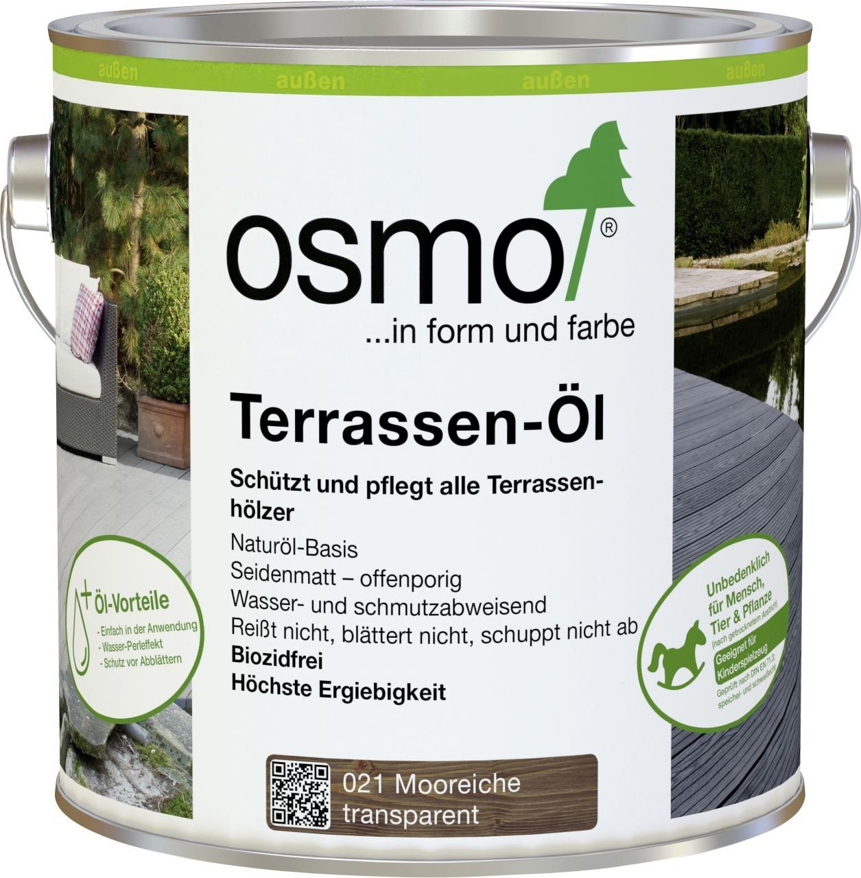 Osmo Hartholzöl Osmo L 2,5 Terrassen-Öl mooreiche