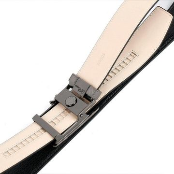 Anthoni Crown Ledergürtel mit Automatik-Schließe, im klassischen Design