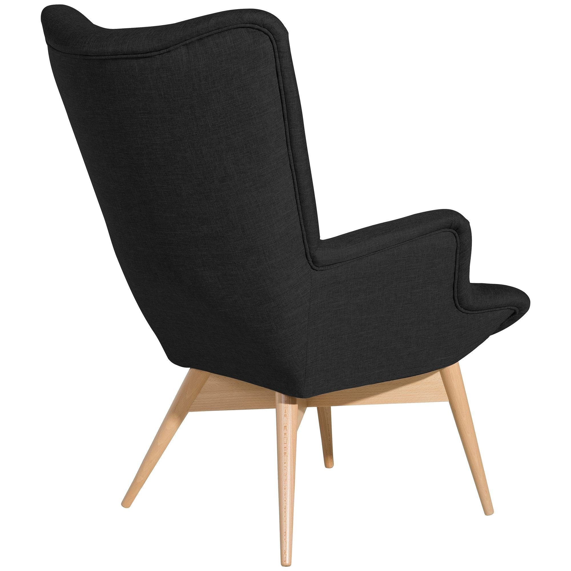 Bezug Kessel Kachina Sitz Kostenlosem Hochlehnsessel Flachgewebe Sessel 58 / schwarz 21017 natur (Sparpreis 1-St), verarbeitet,bequemer Buche hochwertig aufm Versand, inkl.