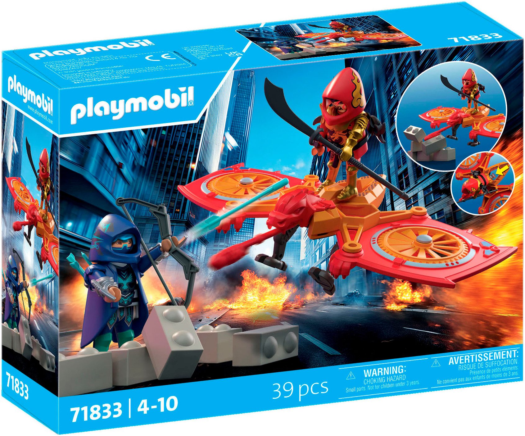 Playmobil® Helden-Drohne gegen bösen Ninja (71833), günstig online kaufen