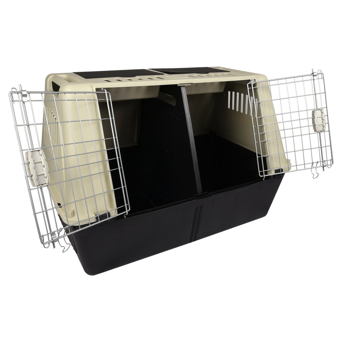 Flamingo Hunde-Transportbox Transportbox Tripper grau