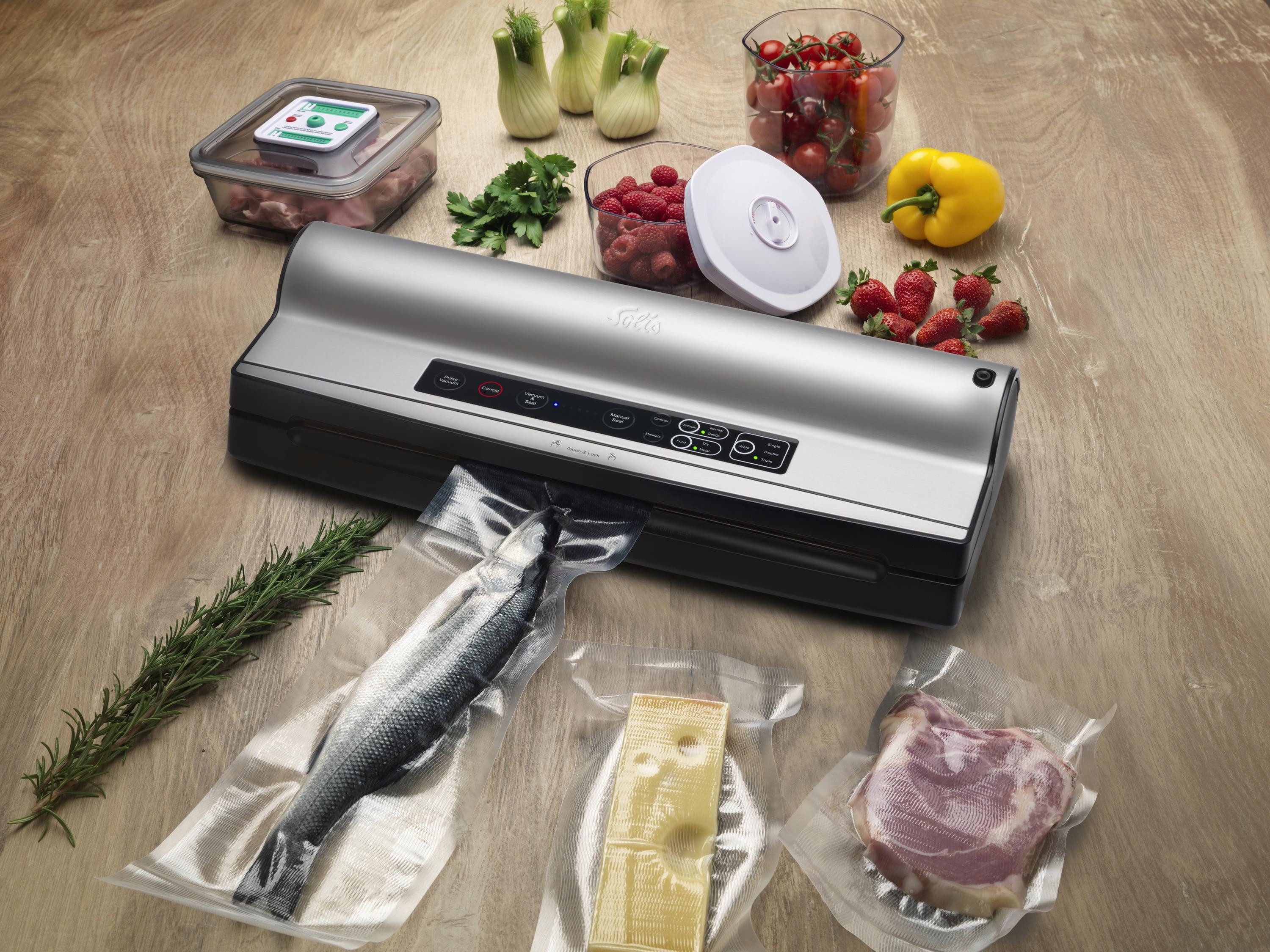 SOLIS OF SWITZERLAND Vakuumierer Vac Prestige Maxi, Rollenbreite 40 cm, 150W