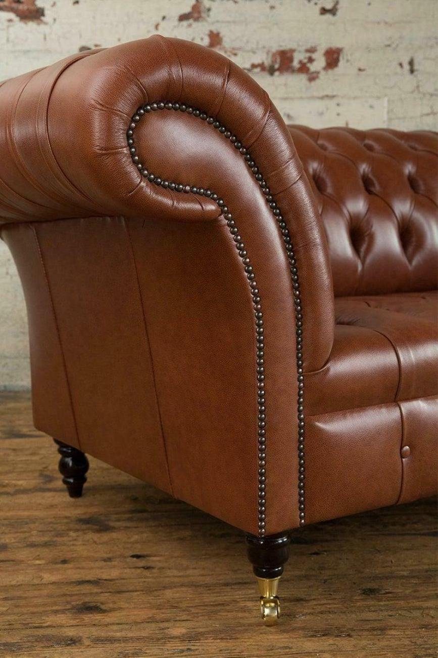 Sofas 3 3-Sitzer Couch JVmoebel Polster Sofa Design Sitzer Chesterfield Luxus