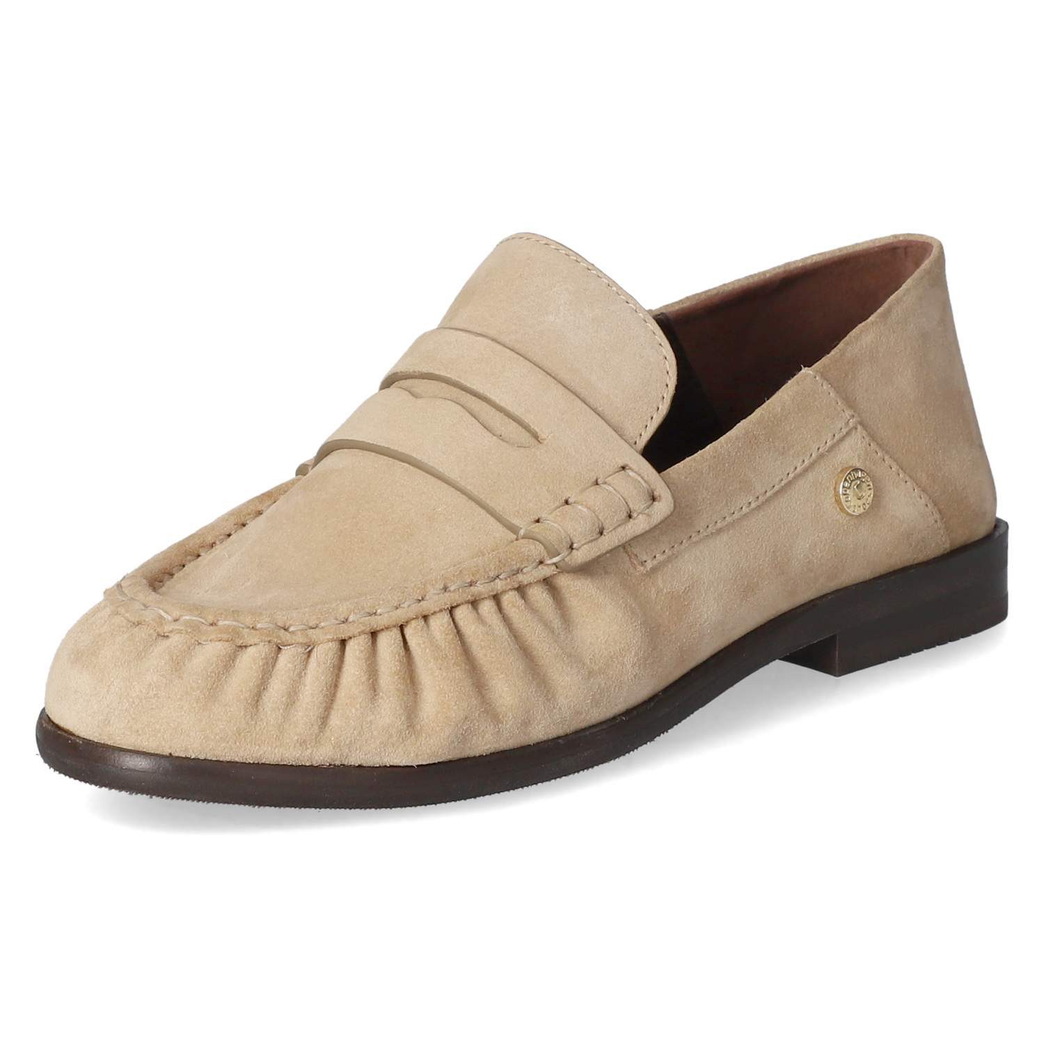 Copenhagen Studios Copenhagen Shoes CS8866-0002 BEIGE Damen Rauleder beige Slipper