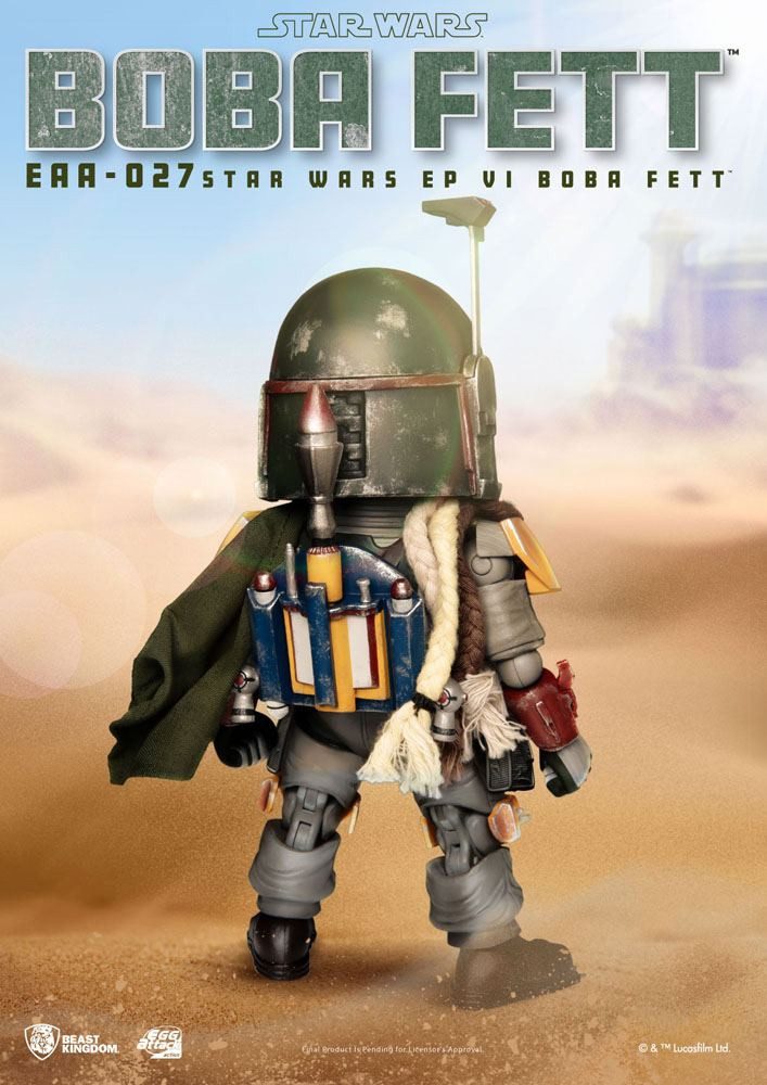 Beast Kingdom Toys Actionfigur EAA-027 Star Wars Episode VI Egg Attack Boba Fett 16 cm Actionfigur