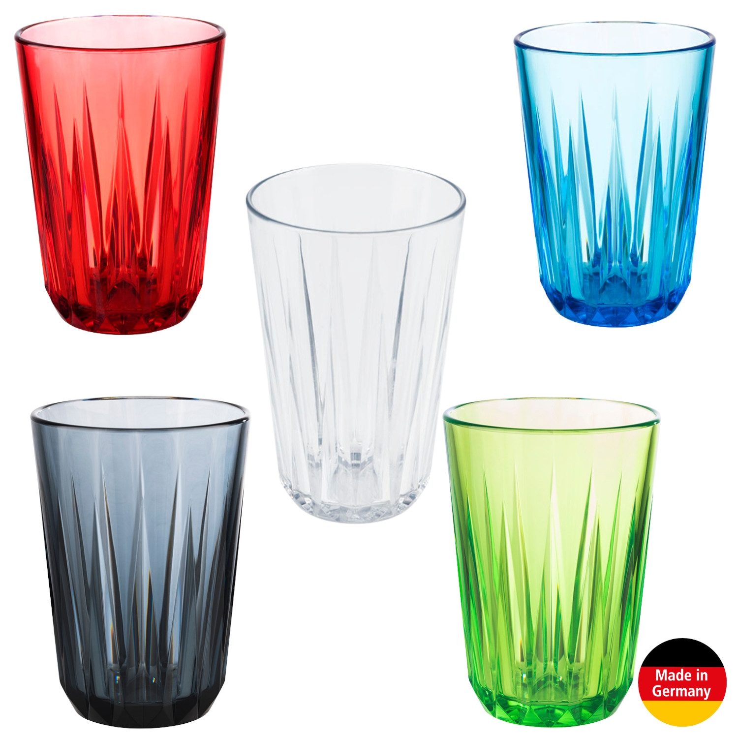 Buddy's Becher, 6-tlg., Kunststoff, 150 ml, 6-teilig